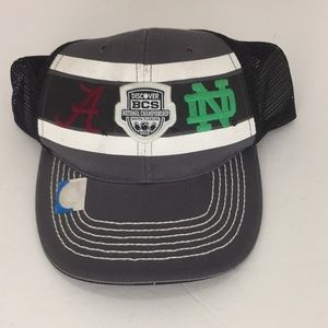 Discover BCS National Hat Alabama and Notre Dame NWT